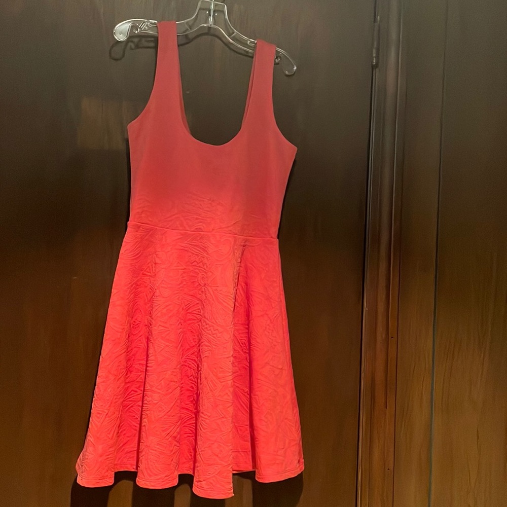 Small salmon colored dress